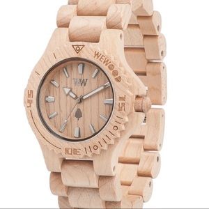 NWOT WEWOOD 100% Natural Wood Watch Eco-chic